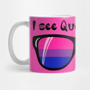 Bisexual Sunglasses - Queer People Mug